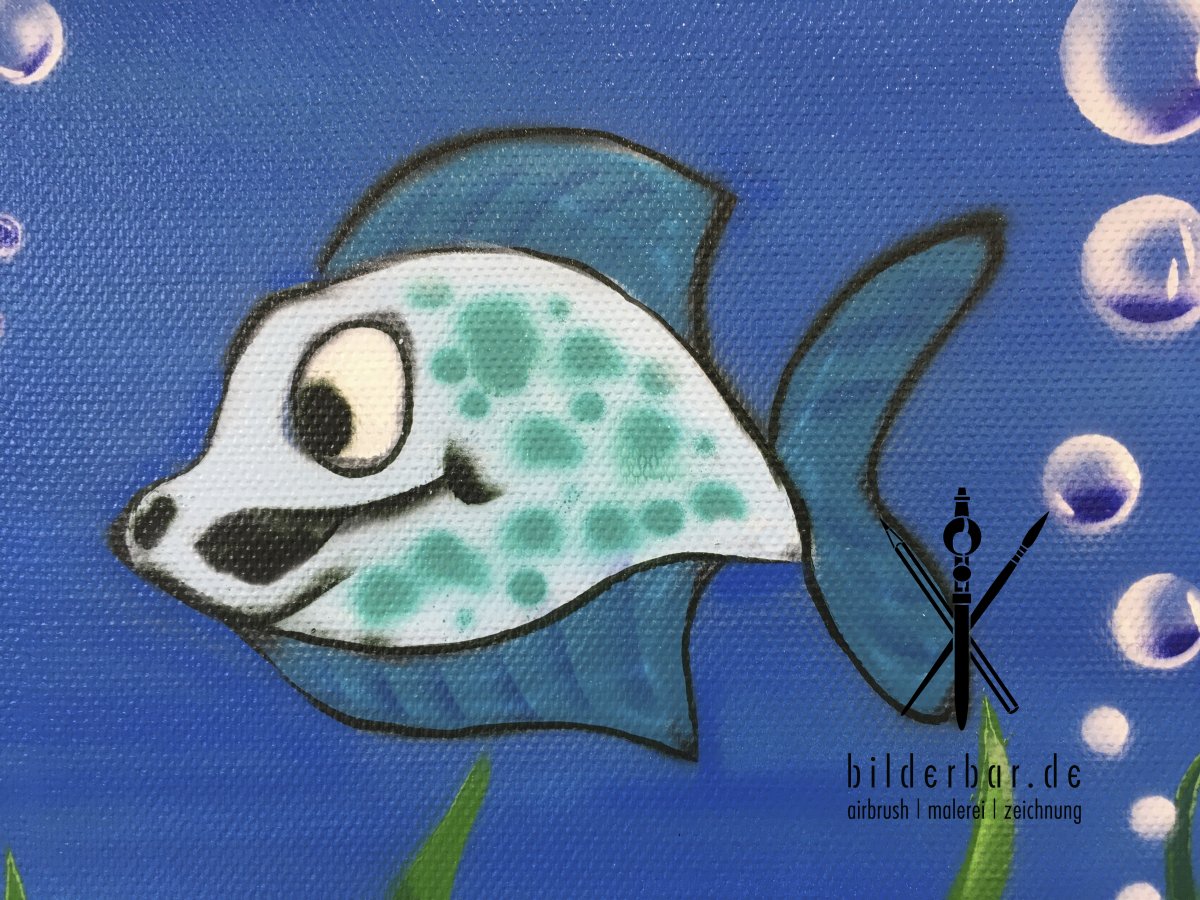 "blauer Fisch"